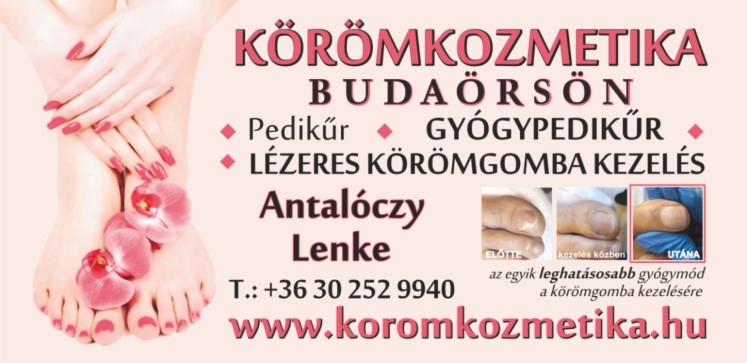 gyógypedikűr és körömgomba kezelés